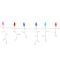 Celebrations Platinum LED C9 Multicolored 70 ct Icicle Christmas Lights 9 ft. 11-12004A - alternate 1