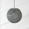 Jonathan Y Luna 15.75" 1-Light Bohemian Modern Woven Rattan/Iron LED Pendant, Grey/Black JYL6503D - alternate 6
