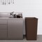 Regal Altair 50 Gallon Square Brown Plastic Trash Can, Heavy Duty Resin Construction ZR-TC-100-SQ50BR - alternate 3