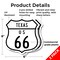 Signmission Texas Route Marker Shield Sign Us 66, 6 inch X 6 inch, Plastic Sign, 2PK SHI-P-2PACK-6-466 - alternate 3