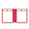 C-Line Products 8-1/2" x 11" Red Homework Connector Folders, 1/EA, 24EA/+DS 33004-DS - alternate 3
