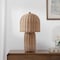 Jonathan Y Minna 22.5" Modern Coastal Woven Rattan Arched LED Table Lamp, Natural Brown JYL5702A - alternate 6