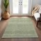 Homeroots 5' X 8' Green And Ivory Chevron Washable Indoor Outdoor Area Rug 612251 - alternate 4