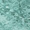 Homeroots 8' Teal Blue Round Ikat Washable Indoor Outdoor Area Rug 577003 - alternate 4