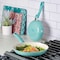 Spice By Tia Mowry Savory Saffron 2 Piece Ceramic Nonstick Aluminum Frying Pan Set in Mint 96319.02RR - alternate 3
