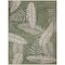 Homeroots 8' X 10' Ivory And Green Palm Leaf Indoor Outdoor Area Rug 550237 - alternate 1