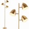 Jonathan Y Billy 66.5" 3-Light Modern Contemporary Iron LED Floor Lamp, Brass Gold JYL3086A - alternate 1