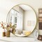 Simple Deluxe Gold 30 Inch Round Mirror, Large Circle Mirror Metal Frame, Bathroom Mirrors for Over Sink, Round M 3A88MIROY30GLD01 - alternate 1