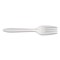 Berkley Square Mediumweight Polypropylene Cutlery, Fork, White, PK1000, 1000PK 1012000 - alternate 2