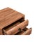 Homeroots 54" Brown and Black Solid Wood and Metal Writing Desk and Bookshelf Set With Three Drawers 634362 - alternate 4