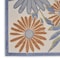 Homeroots 4' X 6' Beige Floral Indoor Outdoor Area Rug 572821 - alternate 7