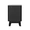 Manhattan Comfort Orlen 2-Drawer Multi-Purpose Nightstand & End Table in Black NS1801-BK - alternate 5