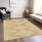 Homeroots 3' X 5' Gold And Ivory Geometric Washable Indoor Outdoor Area Rug 598568 - alternate 5