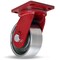 Hamilton Enhanced Precision Super Duty Swivel Caster, 8" x 4" Forged Steel Wheel S-EPSD-84FST - alternate 1