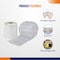 4Dock 8 x 4in Air Pillow Film, 8in x 984ft, 4PK ACF001 - alternate 2