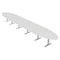 Skutchi Designs 22ft Conference Table With Power Unit | 20 Person Modular Oval Meeting Table | Harmony Series HAR-OVL-48X264-T-WA7976-NA - alternate 1