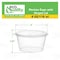 Ecoquality 4 Oz Portion Cups with Hinged Lid Leak Proof Condiment Souffle Containers, 500PK EQHINPC4OZ-500 - alternate 5