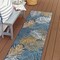 Jonathan Y Calypso Coastal Casual Palm Frond Reversible Machine-Washable Cream/Navy 2 ft. x 8 ft. Runner Rug SVH108A-28 - alternate 4