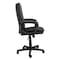 Elama High Back Tufted Faux Leather Adjustable Office Chair in Black ELM-F-017 - alternate 5