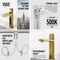 Vigo Nova Single Handle Single-Hole Bathroom Faucet in Matte Brushed Gold VG01053MG - alternate 3