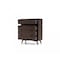 Homeroots 39" Acacia Solid Wood Four Drawer Dresser 473075 - alternate 7