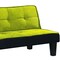 Homeroots 66" Green Fabric Sofa With Black Legs 285671 - alternate 5