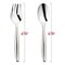 Smarty Had A Party Silver Disposable Plastic Serving Flatware Set - Serving Spoons and Serving Forks (150 Pairs), 300PK 2642CS-CASE - alternate 4