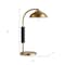 Homeroots 24" Gold and Black Metal Desk Table Lamp With Gold Dome Shade 524299 - alternate 7
