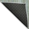 Homeroots 9' X 12' Artichoke Green And Teal Blue Striped Washable Indoor Outdoor Area Rug 631525 - alternate 5