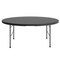 Flash Furniture Kathryn 5.89-Foot Round Bi-Fold Granite Black Plastic Banquet and Event Folding Table RB-183RFH-BK-GG - alternate 3