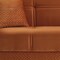 Homeroots 81" Orange Microfiber Sleeper Sofa And Toss Pillows With Brown Legs 607199 - alternate 3