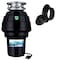 Eco Logic 1-1/4 HP Continuous Feed Garbage Disposal with Black Sink Flange 10-US-EL-10-DS-3B-BK - alternate 1