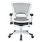 Space Seating Pulsar White Frame Managers Chair, Grey 317W-W1C1F2W-2M - alternate 2