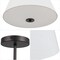 Jonathan Y Isabella 15" 3-Light Modern Contemporary Metal Tapered Drum LED Semi Flush Mount, Oil Rubbed Bronze JYL9922B - alternate 6
