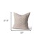 Homeroots 22" Beige And Merlot Botanical Linen Throw Pillow Cover with Embroidery 608206 - alternate 4