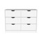 Homeroots 42" White Four Drawer Dresser 524959 - alternate 10