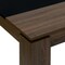 Homeroots 55" Brown and Black Wood Dining Table 568202 - alternate 4