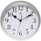 Infinity Instruments Plastic Wall Clock, Silver, 9-5/8in 20048SV-4400 - alternate 1