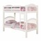 Homeroots White Twin Over Twin Bunk Bed 285831 - alternate 1