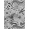 Homeroots 9' X 12' Gray And Charcoal Floral Washable Indoor Outdoor Area Rug 610984 - alternate 4