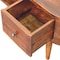 Homeroots 39in Brown Solid Wood Enclosed and Open Storage TV Stand 727852 - alternate 3