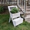 Homeroots 10in Gray Solid Wood Indoor Outdoor Planter Box 274838 - alternate 3