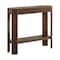Alaterre Furniture Fluted Solid Wood Console Table 36 in Modern Entryway Table with Storage Shelf AFTBL-027 - alternate 3