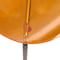Leisuremod Modern Oyster Side Chair in Transparent Orange with Chromed Base OC17TOR - alternate 3