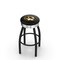 Holland Bar Stool Co 25" Blk Wrinkle Missouri Swivel Bar Stool, Chrome Ring L8B3C25Mizzou - alternate 1