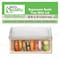 Ecoquality 0.6L Compostable Natural Sugarcane Bagasse With Lid Small Take Out Sushi Tray, 400PK EQ06LSUSHIWL-400 - alternate 6