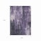 Homeroots 9' X 12' Purple And Ivory Abstract Washable Indoor Outdoor Area Rug 617660 - alternate 3