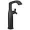 Delta Stryke Single Handle Vessel Bathroom Faucet, 6.56 in, Matte Black 7766-BL-DST - alternate 1
