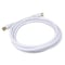 Monoprice Coaxial Cable, RG-6, 6 ft., White 4058 - alternate 1