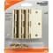 National Hardware 3-1/2'' Square Polished Brass Door Hinge, 3PK N830-320 - alternate 2